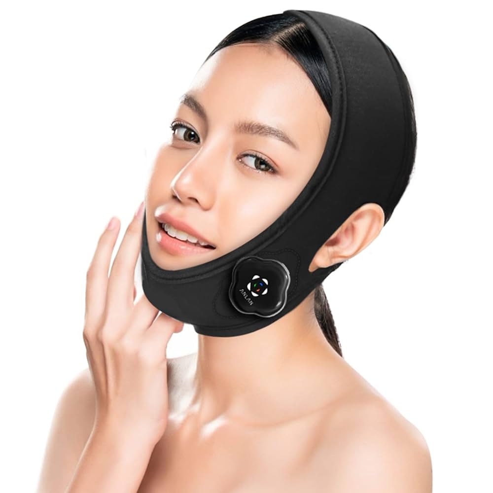 ＊美顔器 EMS フェイスベルト ブラック 楽天市場】美顔器 EMS フェイスベルト V顔 美顔ベルト EMSで表情